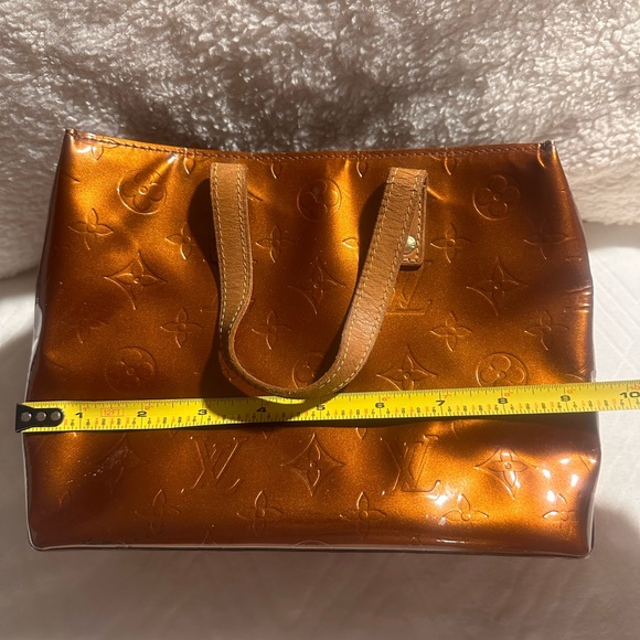 louis vuitton bronze vernis handbag - Picture 14 of 15